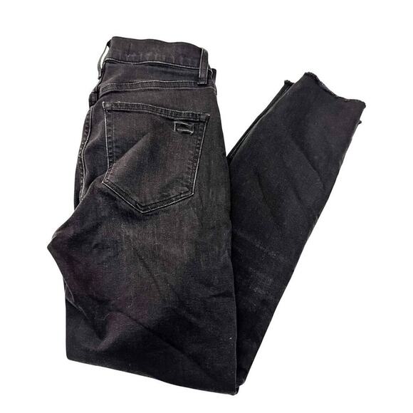 AYR The Chiller Black Denim Jeans Skinny Raw Hem Zip Fly Size 26 x 28 - Picture 9 of 9